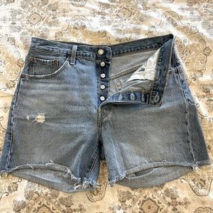 Levi Strauss denim Mom shorts